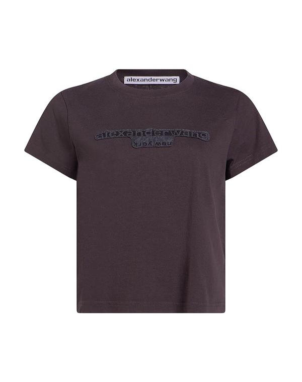 アレキサンダーワン レディース トップス Tシャツ ALEXANDER WANG Charcoal チャコール｜ReVida 店 38,870円