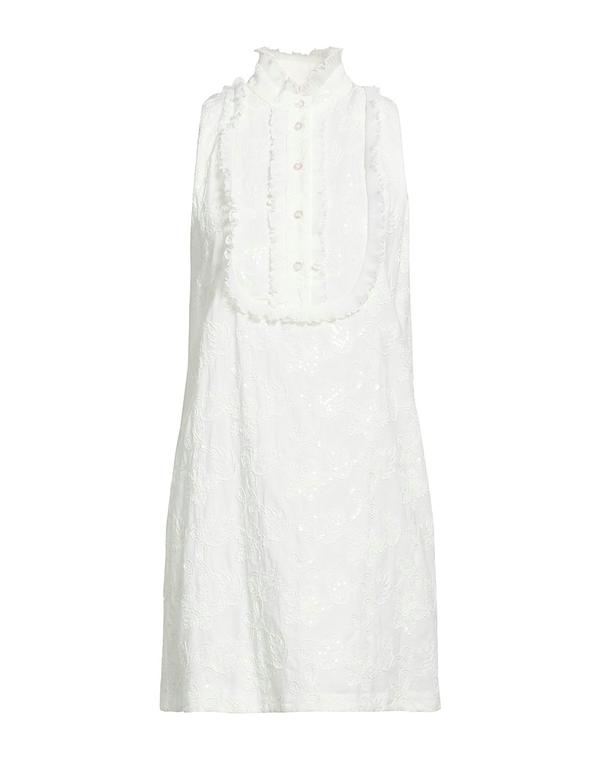 リュージョー レディース トップス ワンピース サマードレス LIU JO White ホワイト｜ReVida 店