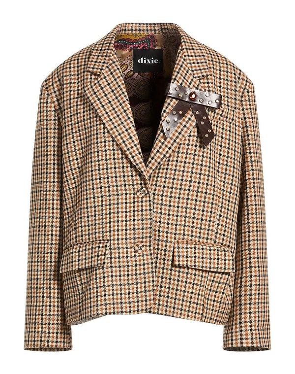 ディキシー レディース アウター ジャケット・ブルゾン テーラードジャケット DIXIE Light Brown ブラウン|ReVida 店