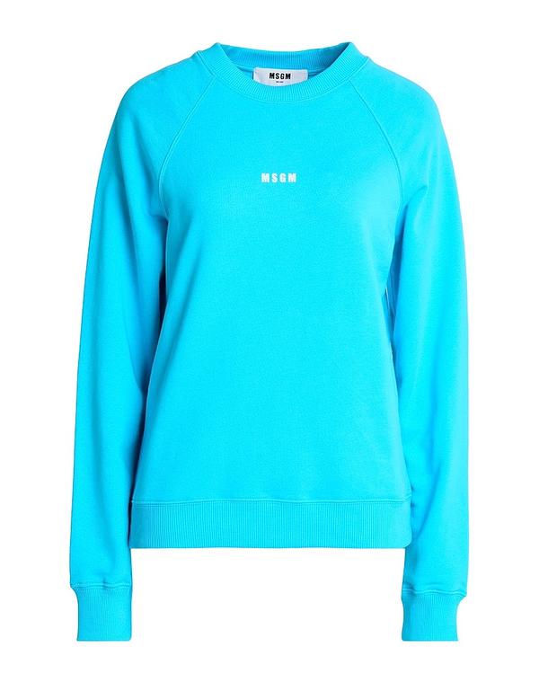 エムエスジイエム レディース アウター パーカー・スウェット MSGM Azure Blue ブルー｜ReVida 店