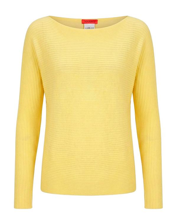 マックスアンドコー レディース トップス シャツ プルオーバー MAX&Co. Yellow イエロー|ReVida 店