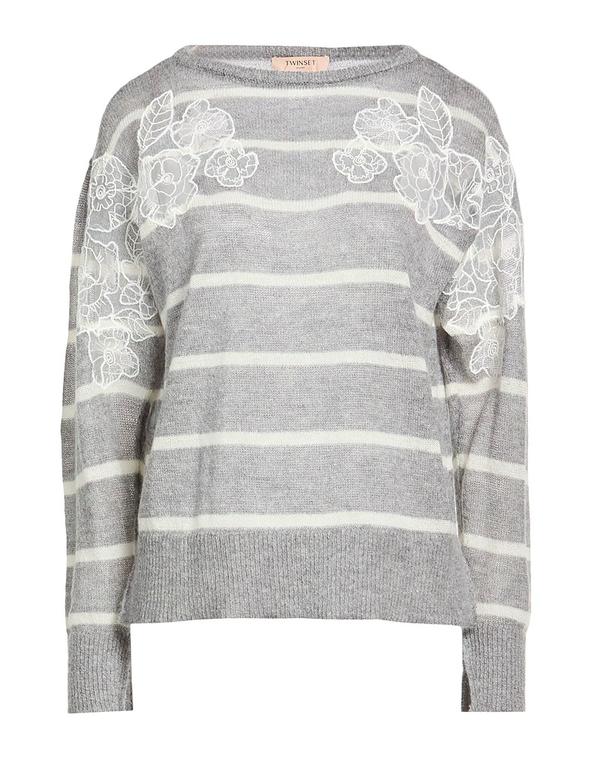 ツインセット レディース トップス シャツ プルオーバー TWINSET Gray グレー｜ReVida 店