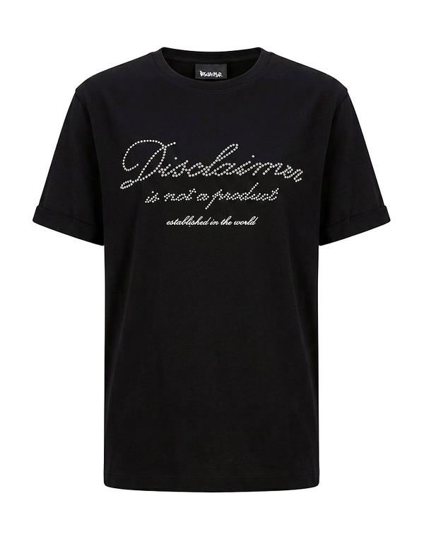 ディスクレーマー レディース トップス Tシャツ DISCLAIMER Black ブラック｜ReVida 店