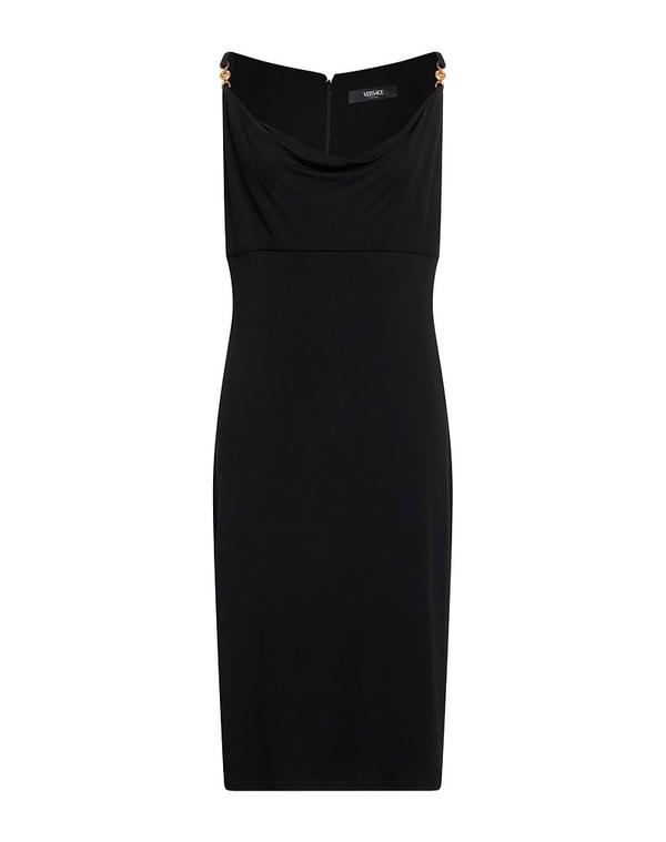 ヴェルサーチ レディース トップス ワンピース サマードレス VERSACE Black ブラック|ReVida 店