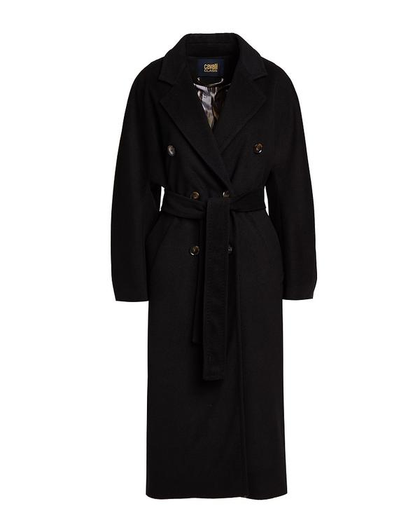 カヴァリ クラス レディース アウター コート CAVALLI CLASS & Black ブラック｜ReVida 店