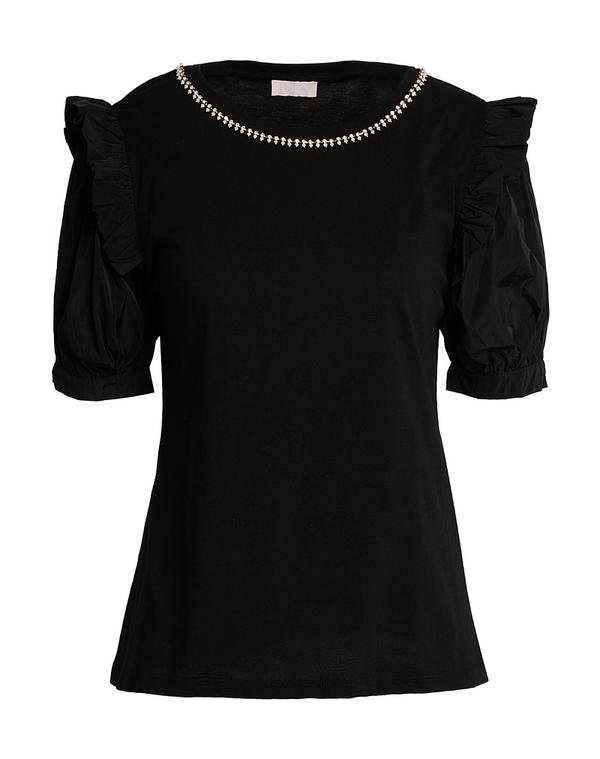 リュージョー レディース トップス Tシャツ LIU JO Black ブラック|ReVida 店