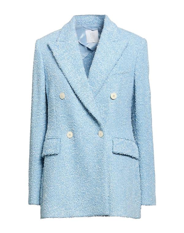 イレブンティ レディース アウター ジャケット・ブルゾン テーラードジャケット ELEVENTY Sky Blue ブルー|ReVida 店