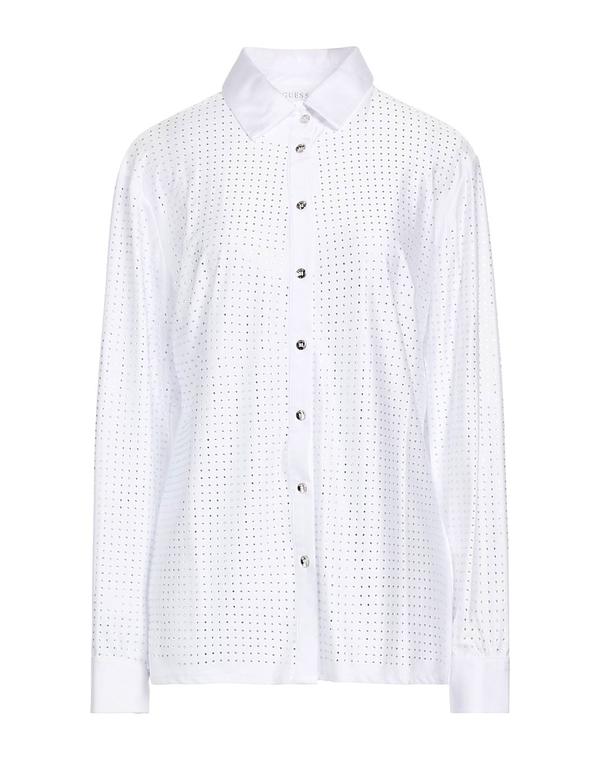ゲス レディース トップス シャツ GUESS White ホワイト｜ReVida 店