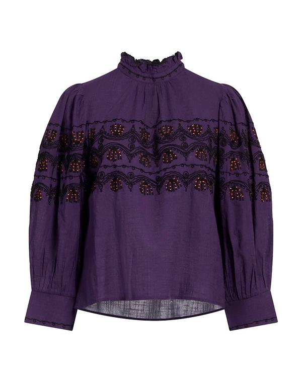 アンティックバティック レディース トップス シャツ ANTIK BATIK Plum プラム|ReVida 店