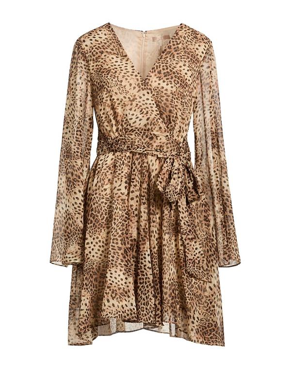 ゲス レディース トップス ワンピース ラップドレス GUESS Camel キャメル|ReVida 店