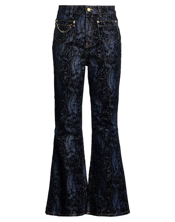 ガニー レディース ボトムス デニムパンツ ブーツカット GANNI Blue ブルー｜ReVida 店