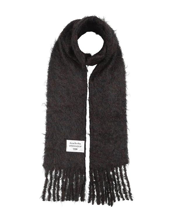 アクネ ストゥディオズ レディース アクセサリー マフラー・ストール・スカーフ マフラー&スカーフ ACNE STUDIOS & Black ブラック｜ReVida 店