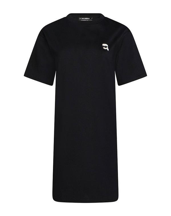 カール ラガーフェルド レディース トップス ワンピース サマードレス KARLAGERFELD Black ブラック｜ReVida 店