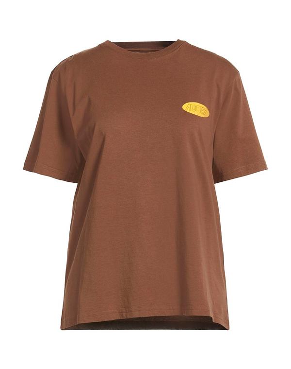 オートリ&mdash; レディース トップス Tシャツ AUTRY Chocolate Brown ブラウン｜ReVida 店