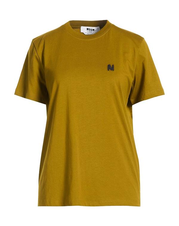 エムエスジイエム レディース トップス Tシャツ MSGMilitary Green グリーン|ReVida 店