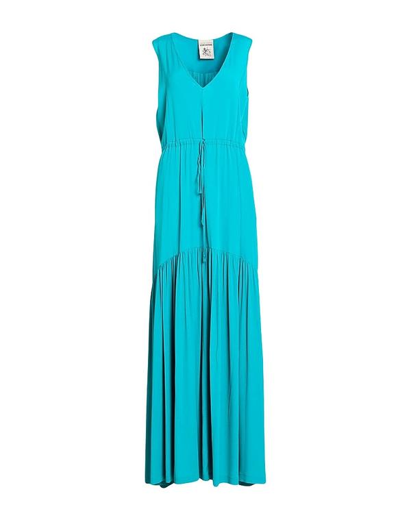 セミクチュール レディース ドレス SEMICOUTURE ロングワンピース・ドレス Turquoise Blue ブルー