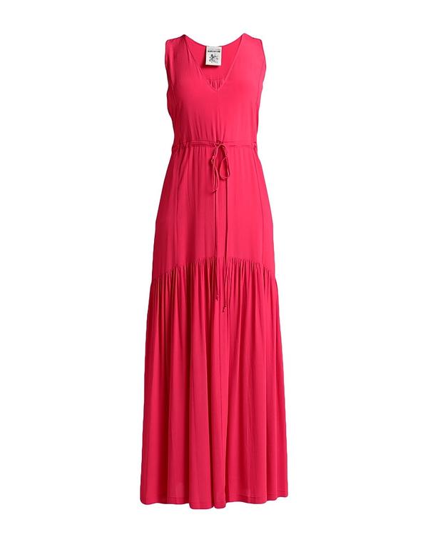 セミクチュール レディース ドレス SEMICOUTURE ロングワンピース・ドレス Fuchsia フューシャ