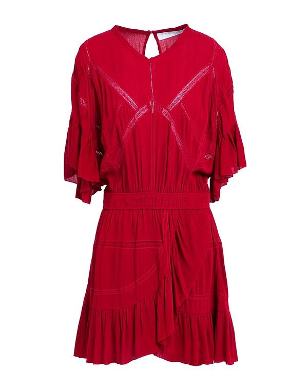 イロ レディース ドレス IRO ミニワンピース・ドレス Red レッド