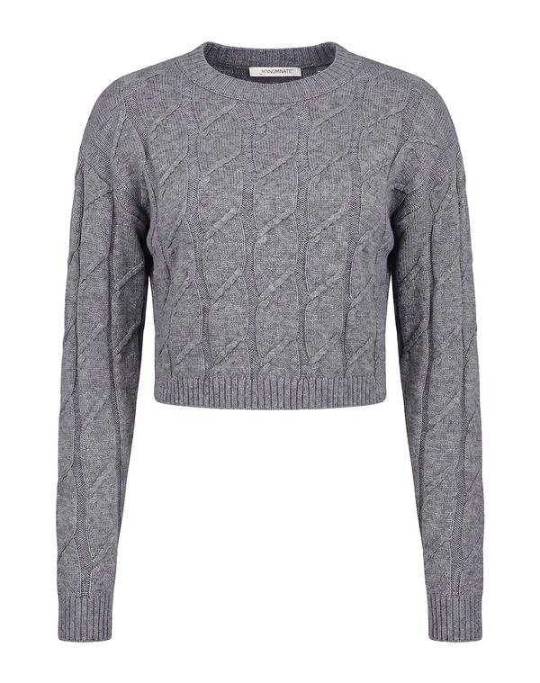 ヒンノミネイト レディース トップス シャツ プルオーバー HINNOMINATE Gray グレー｜ReVida 店