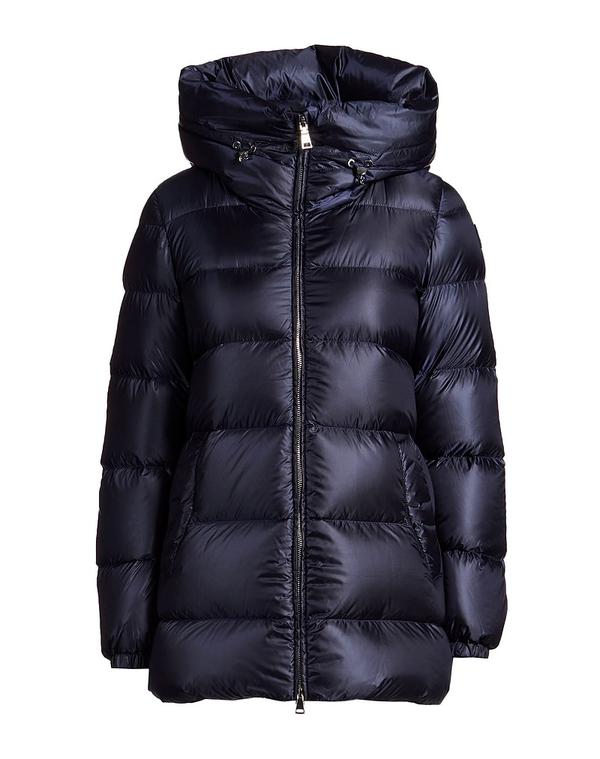エーディーディーダウン レディース アウター ジャケット・ブルゾン パファージャケット ADD Midnight Blue ブルー｜ReVida 店