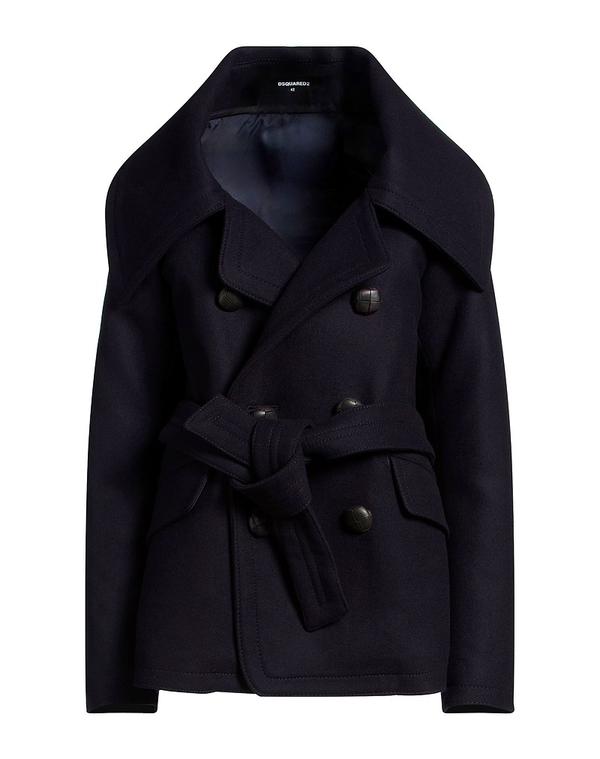 ディースクエアード レディース アウター コート DSQUARED2 Midnight Blue ブルー|ReVida 店