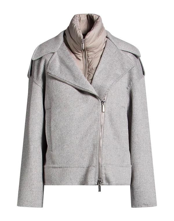 ジャンバティスタ ヴァリ レディース アウター ジャケット・ブルゾン GIAMBATTISTA VALLI Gray グレー|ReVida 店
