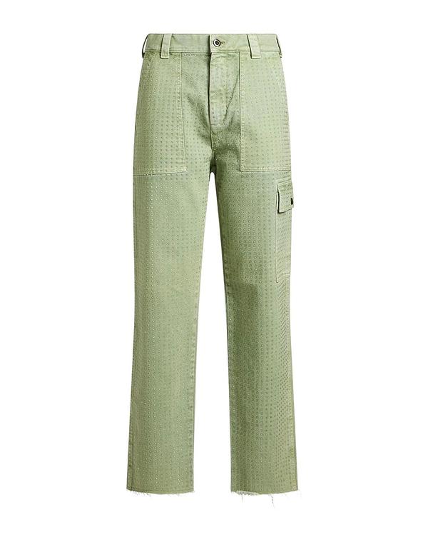 デパートメントファイブ レディース ボトムス デニムパンツ フレア&ワイドレッグ DEPARTMENT 5 & Sage Green グリーン｜ReVida 店