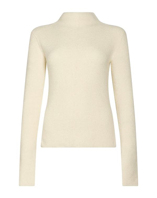 リックオウエンス レディース アウター ニット・セータートルネック RICK OWENS Off White オフホワイト｜ReVida 店