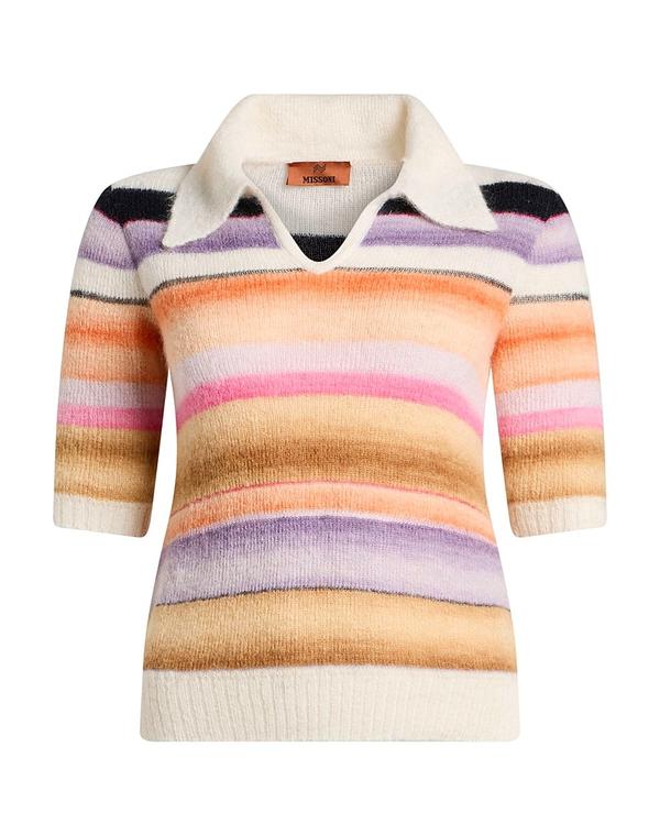 ミッソーニ レディース トップス シャツ プルオーバー MISSON Ivory アイボリー｜ReVida 店