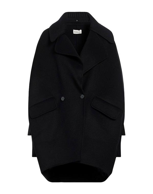パロッシュ レディース アウター コート P.A.R.O.S.H. Black ブラック｜ReVida 店