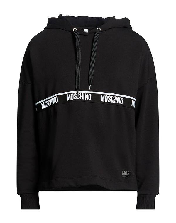 モスキーノ レディース アウター パーカー・スウェット MOSCHINO Black ブラック|ReVida 店