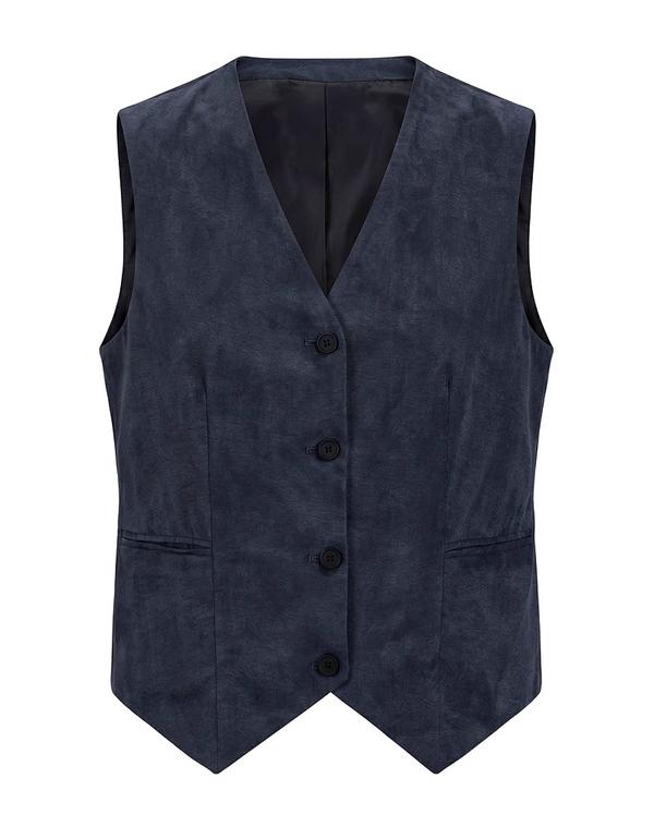 オールセインツ レディース トップス ベスト ジレ ALLSAINTS Midnight Blue ブルー|ReVida 店