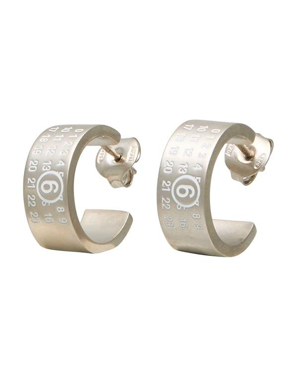 マルタンマルジェラ レディース アクセサリー ピアス・イヤリング MM6 MAISON MARGIELA Silver シルバー|ReVida 店
