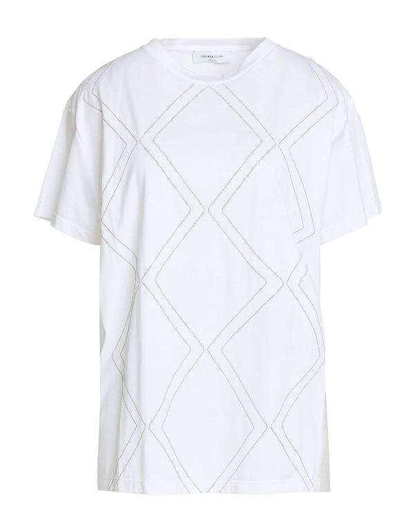 ファビアナ フィリッピ レディース トップス Tシャツ FABIANA FILIPPI White ホワイト｜ReVida 店