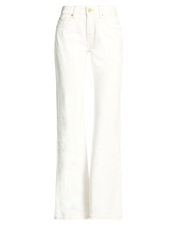 セブンフォーオールマンカインド レディース ボトムス デニムパンツ ブーツカット 7 FOR ALL MANKIND White ホワイト|ReVida 店