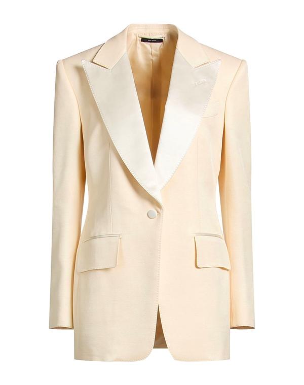トム・フォード レディース アウター ジャケット・ブルゾン テーラードジャケット TOM FORD Off White オフホワイト｜ReVida 店