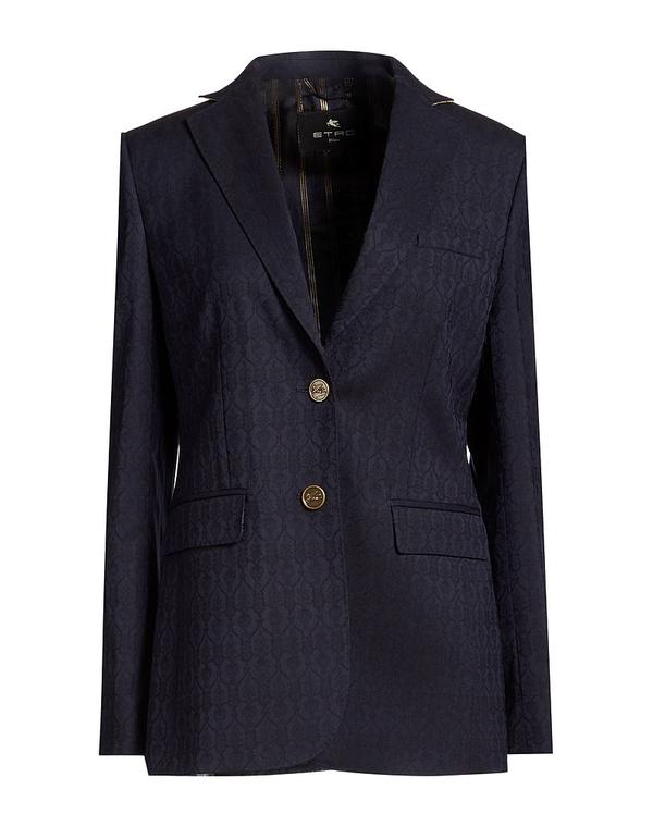 エトロ レディース アウター ジャケット・ブルゾン テーラードジャケット ETRO Midnight Blue ブルー|ReVida 店