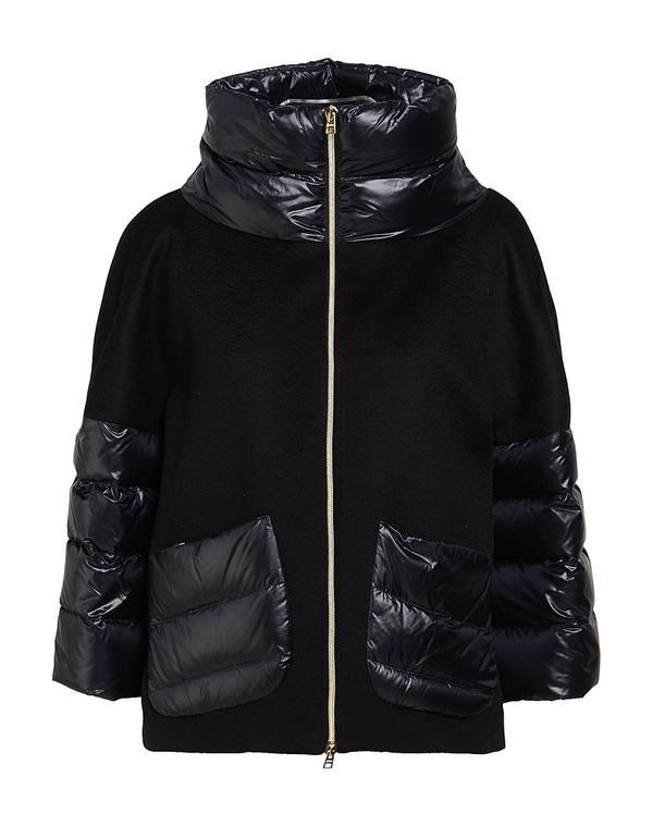 ヘルノ レディース アウター ジャケット・ブルゾン パファージャケット HERNO Black ブラック|ReVida 店