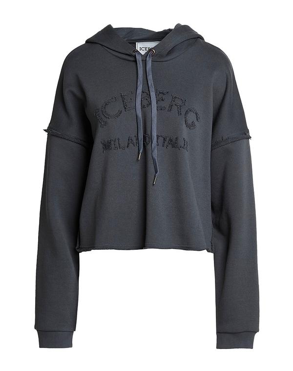 アイスバーグ レディース アウター パーカー・スウェット ICEBER Gray グレー|ReVida 店
