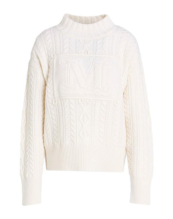 マックスマーラ レディース アウター ニット・セータートルネック MAX MARA Off White オフホワイト|ReVida 店