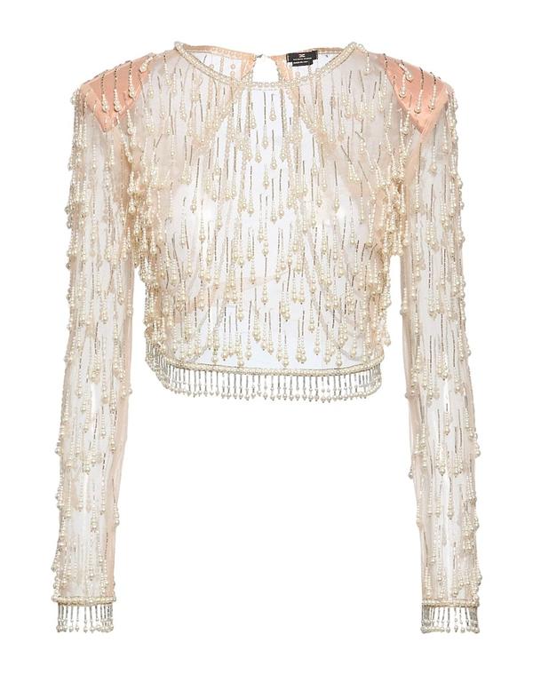 エリザベッタフランキ レディース トップス シャツ ELISABETTA FRANCHI Pale Pink ピンク|ReVida 店