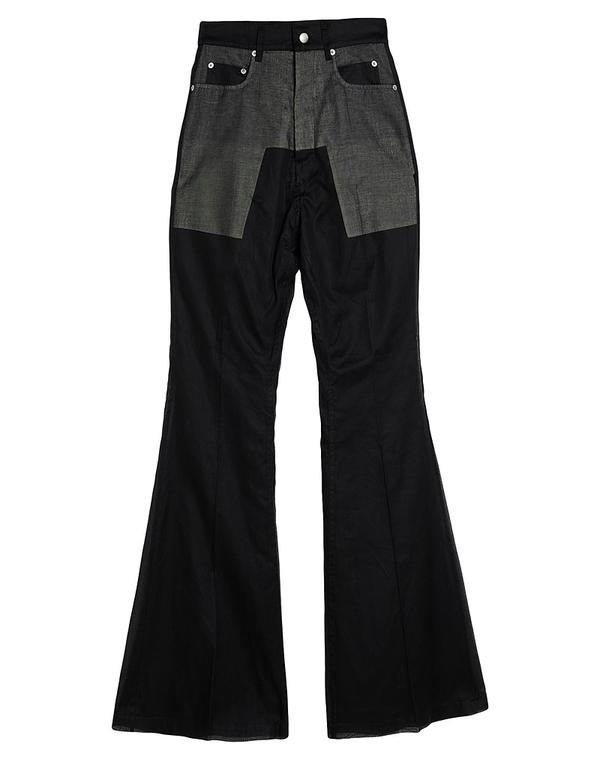 リックオウエンス レディース ボトムス カジュアルパンツ RICK OWENS Black ブラック｜ReVida 店