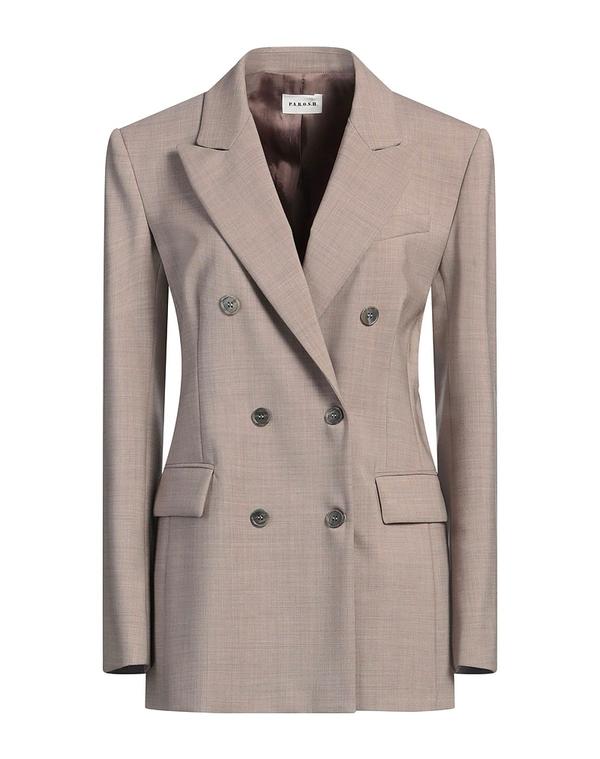 パロッシュ レディース アウター ジャケット・ブルゾン テーラードジャケット P.A.R.O.S.H. Taupe トープ｜ReVida 店