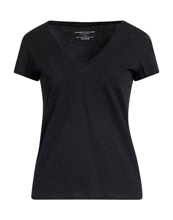マジェスティック レディース トップス Tシャツ MAJESTIC FILATURES Black ブラック｜ReVida 店 38,870円
