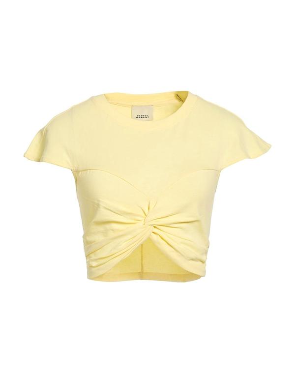 イザベル マラン レディース トップス Tシャツ ISABEL MARANT Pastel Yellow イエロー|ReVida 店