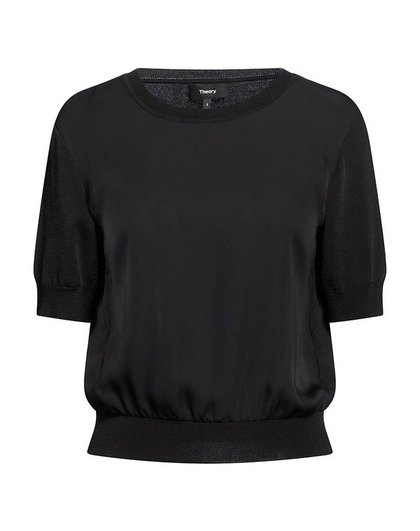 セオリー レディース トップス シャツ THEORY Black ブラック|ReVida 店