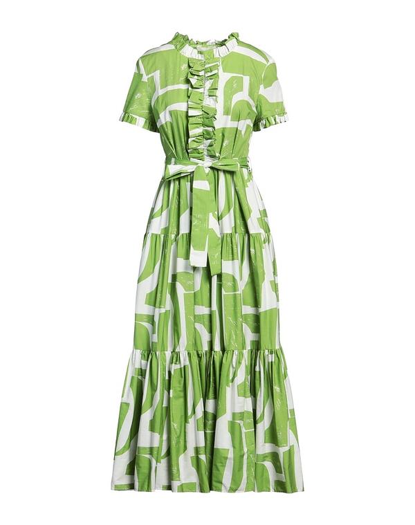 メイメイジェイ レディース ドレス MEIMEIJ ロングワンピース・ドレス Lime Green ライム