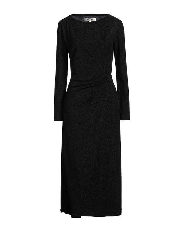 ダイアン 電話機 ファステンバーグ レディース お召しもの MIDI丈衣装 DIANE VON FURSTENBERG ひざ丈衣装 Black 黒いこと
