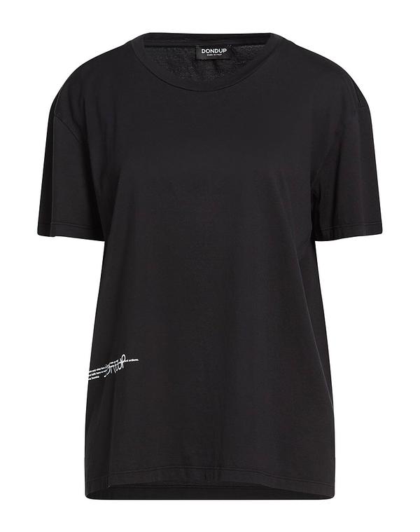 ドンダップ レディース トップス Tシャツ DONDUP Black ブラック|ReVida 店