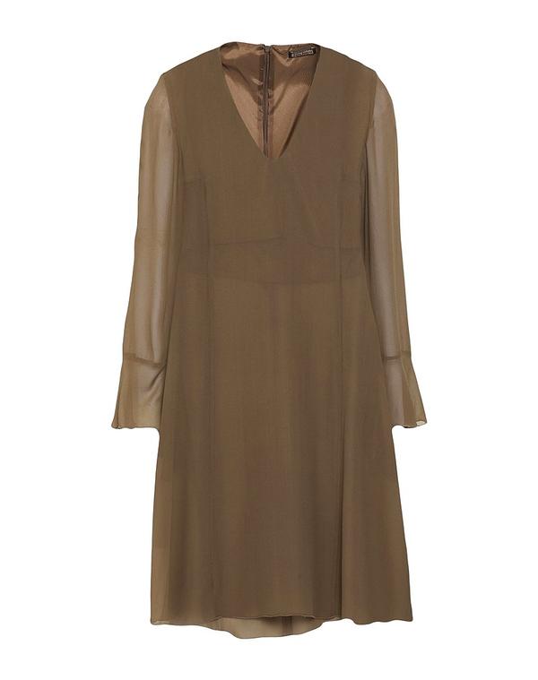 マルパルミ レディース トップス ワンピース パーティドレス MALPARMI Light Brown ブラウン｜ReVida 店